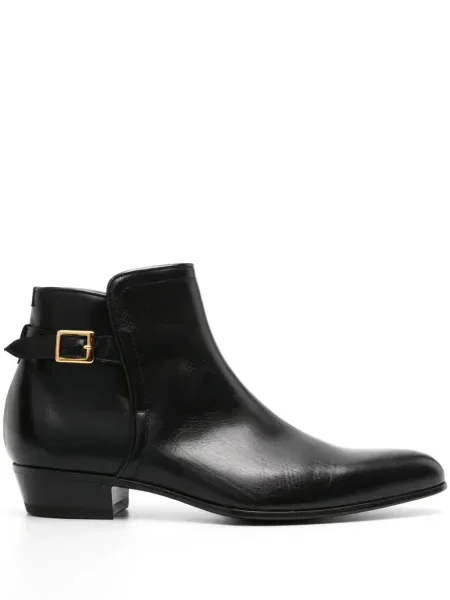 Botine Lidfort din piele negru