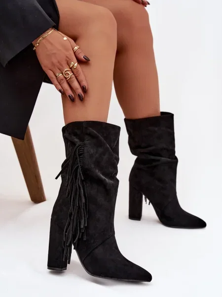 Kotníkové boty Boto černé