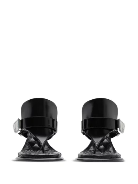 Sandale Burberry din piele negru