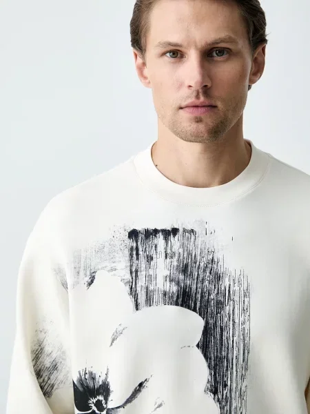 Armani Exchange férfi melegítőfelső bézs
