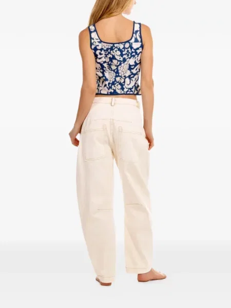 Pantaloni Agua Bendita cu model floral