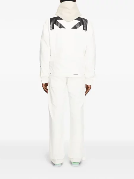 Pantaloni Off-white alb