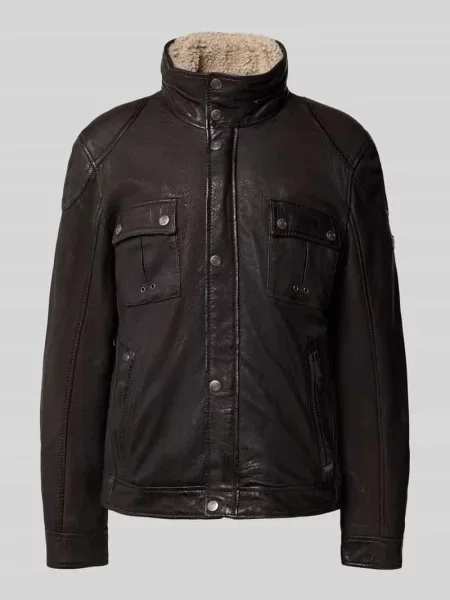 Kurtka z imitacji skóry model ‘GARRECK’ Gipsy