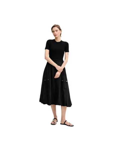 Sukienka midi Dkny czarna