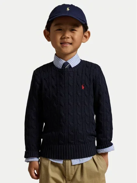 Polo Ralph Lauren Megztinis Tamsiai mėlyna