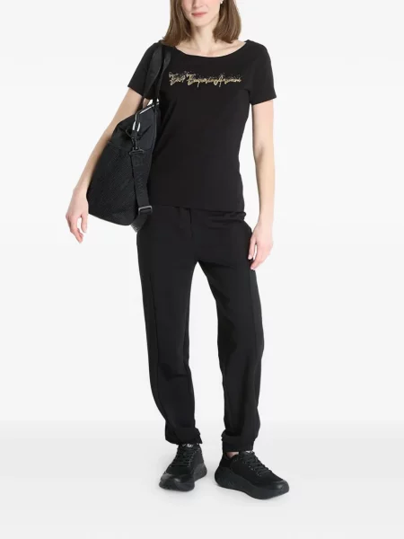 Stras tricou Ea7 Emporio Armani negru