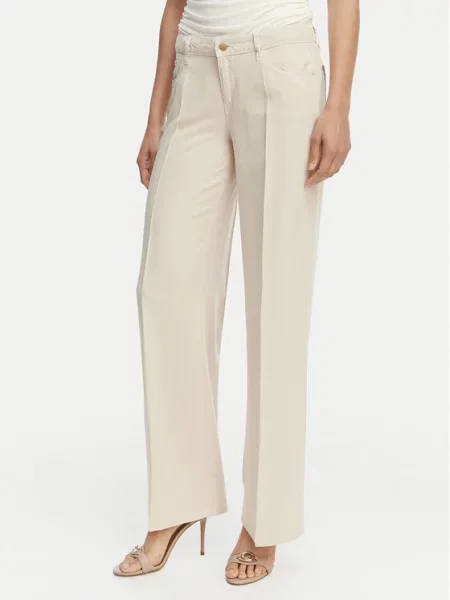 Guess Džinsai Kreminė Wide Leg
