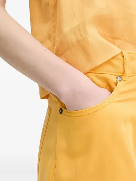 Spodnie Benetton żółte