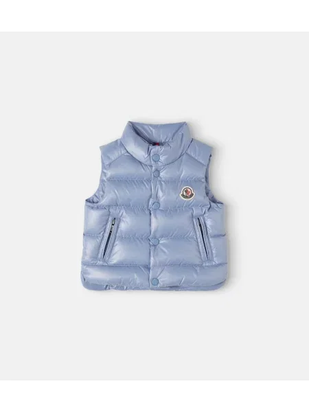 Gyerek pehelymellény Moncler Enfant kék