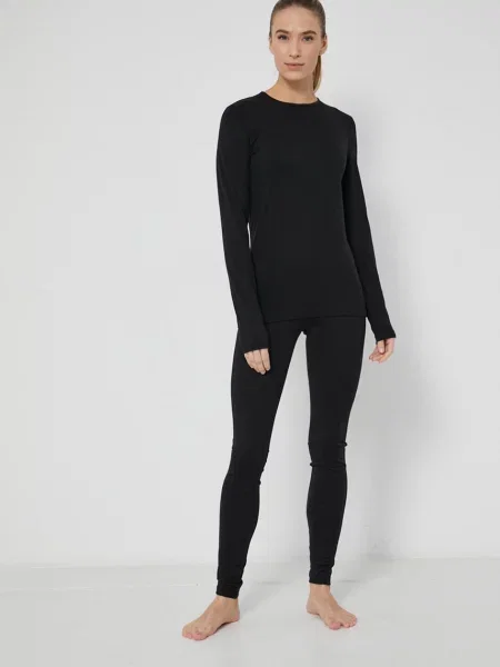 Шерстяное термобелье Icebreaker черное