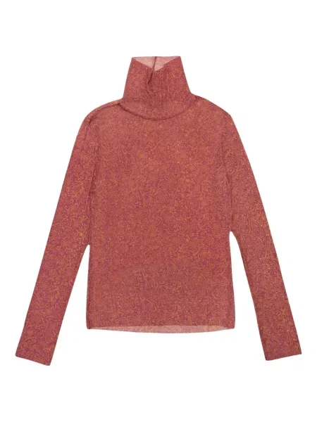 Top Callipygian se síťovinou červený