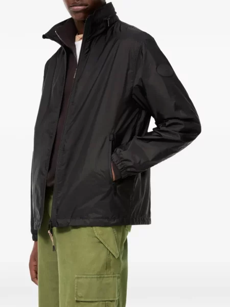 Geacă Burberry cu glugă negru