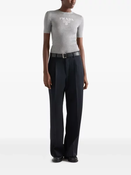 Top Prada tricotate gri