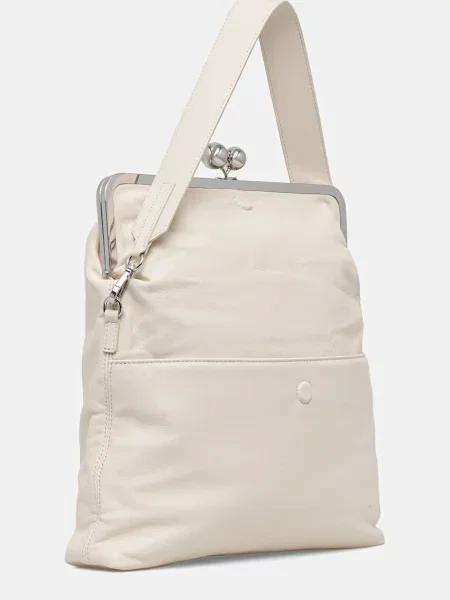 Шкіряна сумочка Weekend Max Mara ASLALOM бежевий