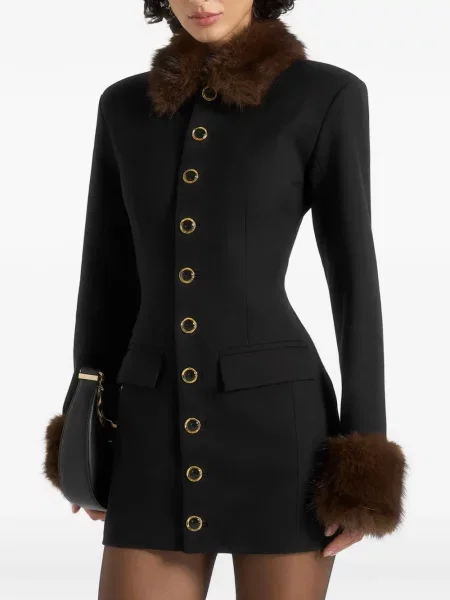 Rochie Manière De Voir de lână negru