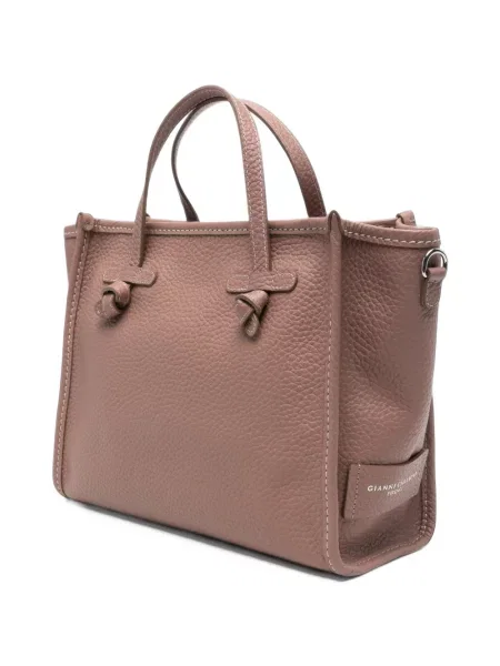 Geantă shopper Gianni Chiarini din piele roz