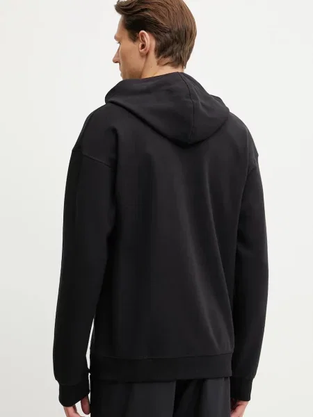 Однотонный свитер Reebok с капюшоном черный