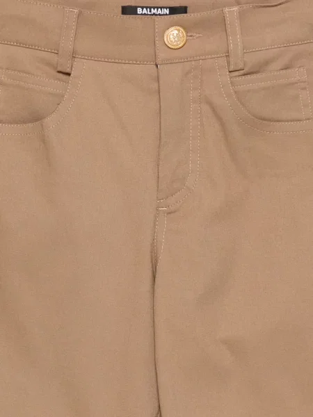 Spodnie dziecięce Balmain brązowe