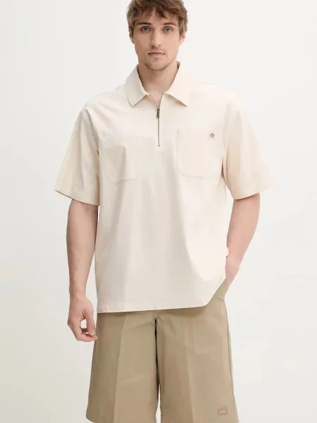 Polo tričko Dickies béžová