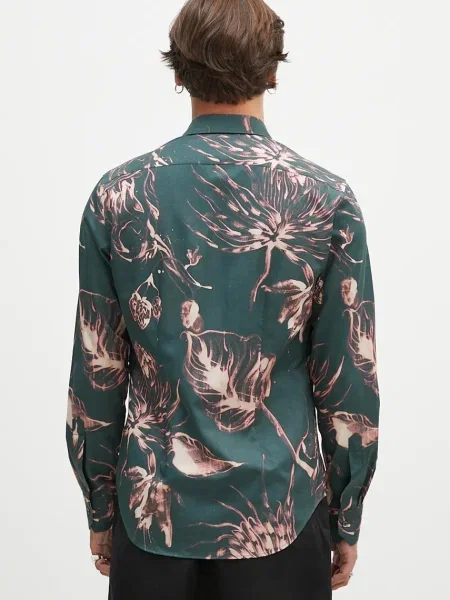 Paul Smith camasa barbati cu guler clasic slim gri