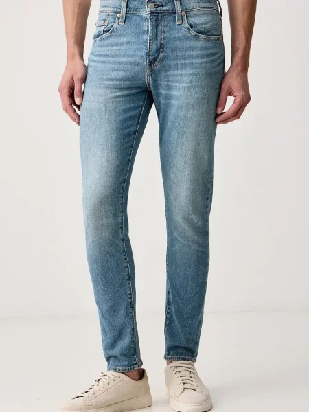 Levi's jeansy slim fit SLIM TAPER niebieskie