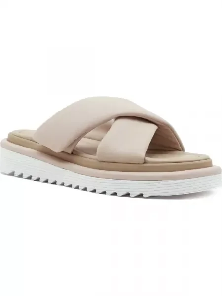 Marc Cain De piele șlapi bej