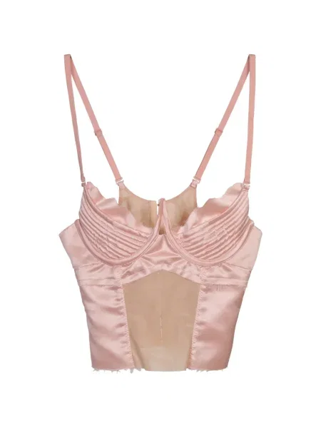 Top Natasha Zinko plisat roz