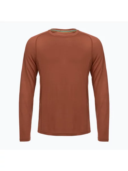 Longsleeve termoaktywny Smartwool Merino Sport burnt sienna czerwony