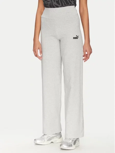 Puma Легінси Ess Small No. 1 Logo Straight Fit сірий