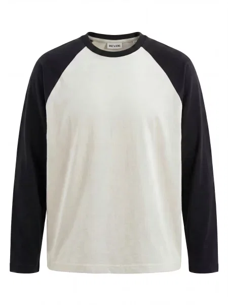 Only & Sons Tricou ONSHeaton negru alb