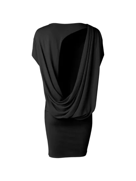 Rochie mini Jacquemus drapată negru