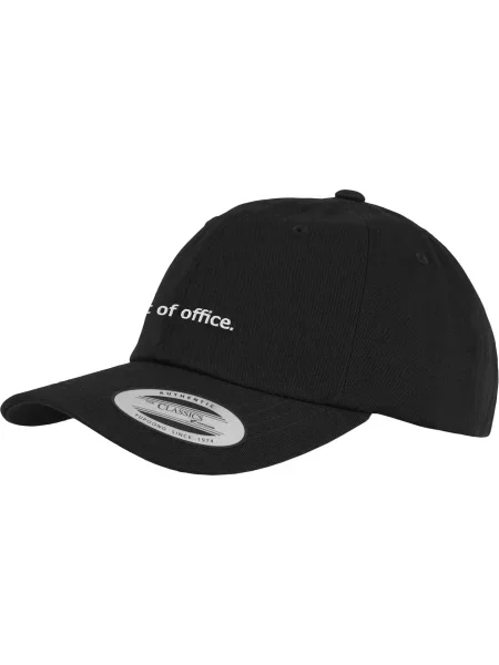 Mister Tee Șapcă Out Of Office gri / negru alb