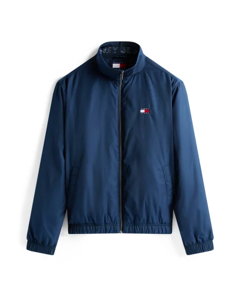 Tommy Jeans Geacă de primăvară-toamnă ESSENTIAL închis albastru