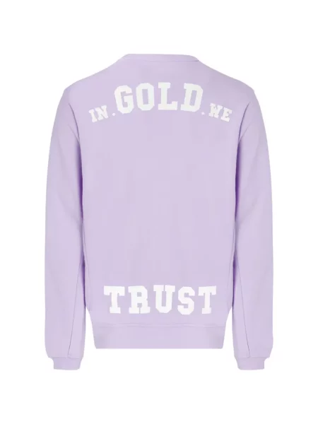 Pulover In Gold We Trust cu imagine violet