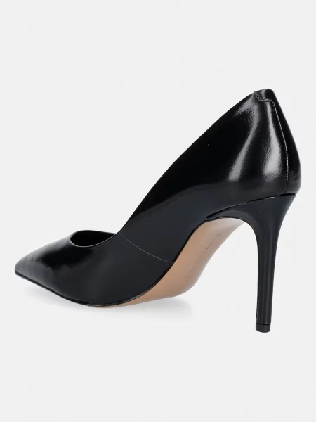 Tommy Hilfiger szpilki skórzane ESSENTIAL POINTED PUMP czarna