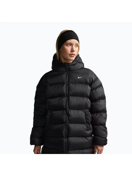 Куртка утеплена Nike Classic Therma-FIT Parka black/sail чорна