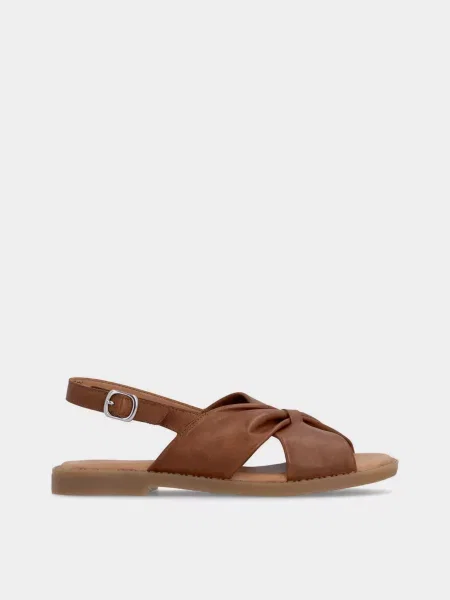 Кожаные босоножки Remonte коричневые