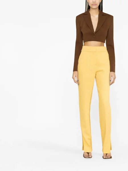 Kelnės Jacquemus geltona