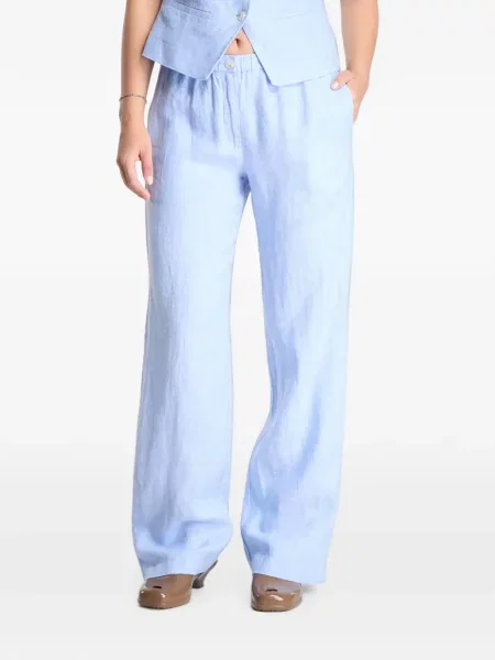 Pantaloni Samsøe Samsøe albastru