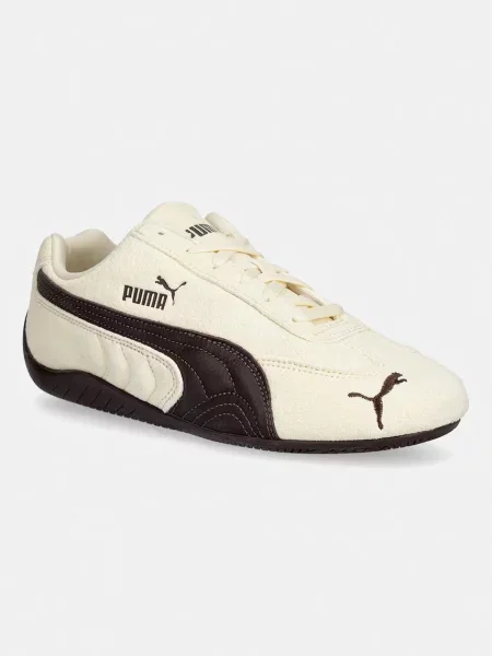 Puma Speedcat sneakers pentru femei din piele întoarsă bej