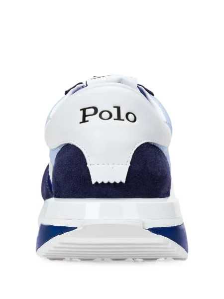 Bőr futó masnis sneaker Polo Ralph Lauren piros