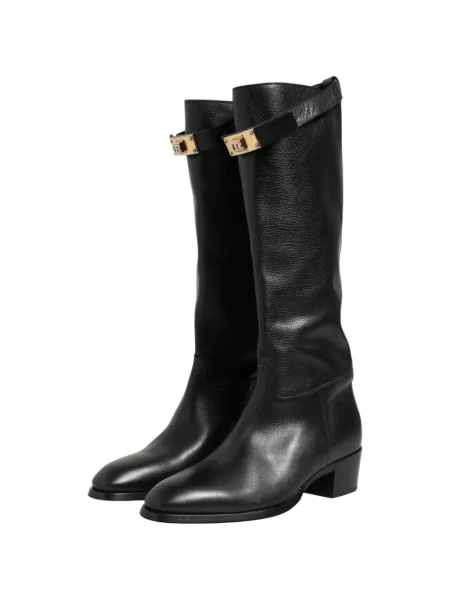 Cizme Dolce & Gabbana cu autograf negru