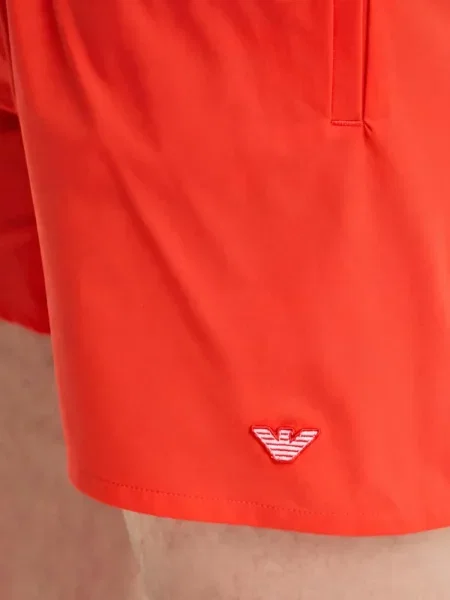 Kupaće gaće Armani Exchange s autogramom s vezicama narančasta