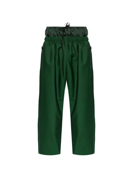 Pantaloni Lacoste cu cordon verde