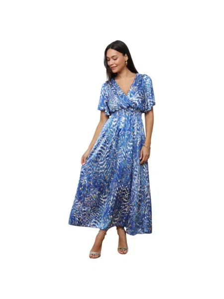 Rochie La Modeuse albastru