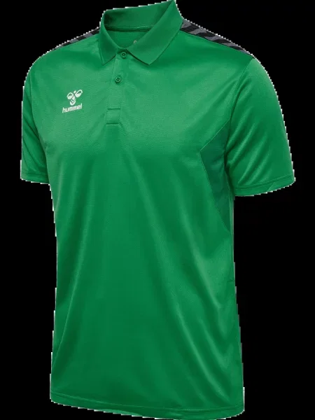 Hummel Polo hmlAUTHENTIC FUNCTIONAL POLO z – JELLY BEAN zielona