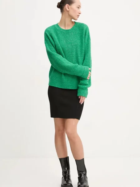 Светр з домішкою вовни Superdry зелений