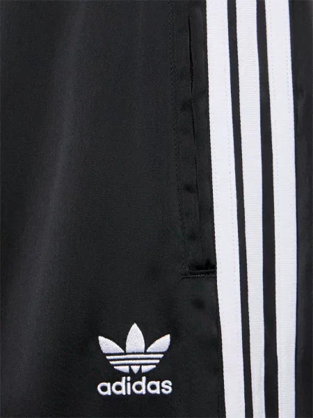 Adidas Teplákové nohavice adicolor Satin Wide Leg čierna