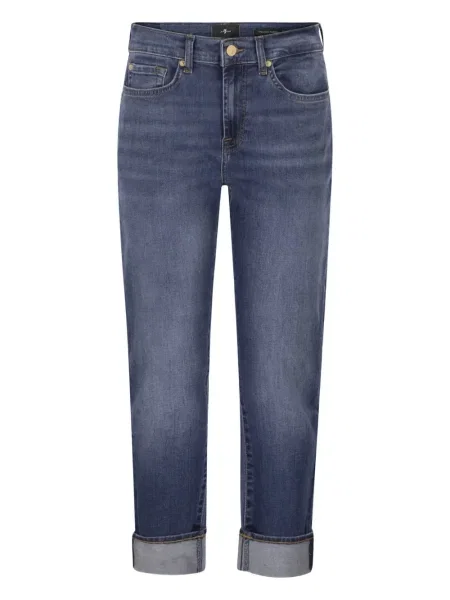 Blugi 7 For All Mankind cu 5 buzunare albastru
