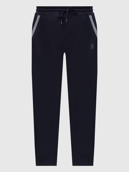 Спортивные штаны Brunello Cucinelli синие